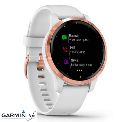 Смарт-годинник Garmin vivoactive 4S White/Rose Gold 010-02172-23