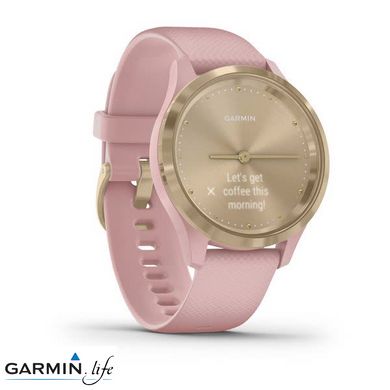 Смарт-годинник Garmin vivomove 3S Sport Champagne-Rose Silicone