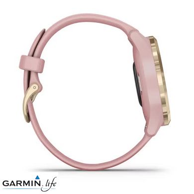 Смарт-годинник Garmin vivomove 3S Sport Champagne-Rose Silicone