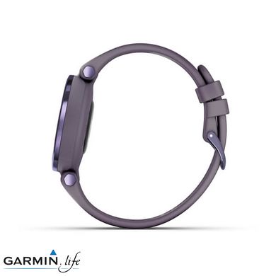 Спортивний годинник Garmin Lily Midnight Orchid Bezel with Deep Orchid Case and Silicone Band