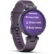 Спортивний годинник Garmin Lily Midnight Orchid Bezel with Deep Orchid Case and Silicone Band