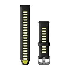 Ремешок Garmin для Forerunner 265s Black/Amp Yellow with Slate Hardware 18mm