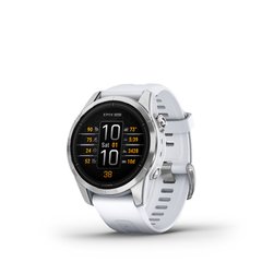 Смарт-годинник Garmin Epix Pro Gen 2 42mm Silver w. Whitestone Band