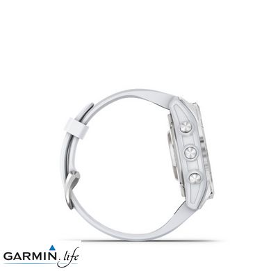 Смарт-годинник Garmin Epix Pro Gen 2 42mm Silver w. Whitestone Band