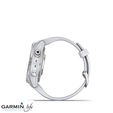 Смарт-годинник Garmin Epix Pro Gen 2 42mm Silver w. Whitestone Band