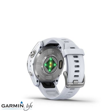 Смарт-годинник Garmin Epix Pro Gen 2 42mm Silver w. Whitestone Band