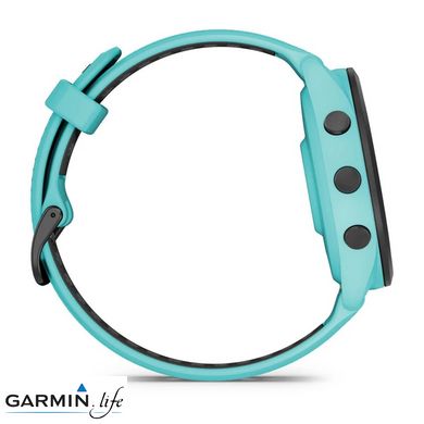 Смарт-годинник Garmin Forerunner 265 Black Bezel w. Aqua Case and Aqua/Black Silicone Band