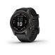 Смарт-годинник Garmin Fenix 7S Pro Sapphire Solar Carbon G. DLC Tit. with Black Band