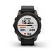 Смарт-годинник Garmin Fenix 7S Pro Sapphire Solar Carbon G. DLC Tit. with Black Band
