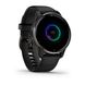 Смарт-годинник Garmin Venu 2 Plus Slate Stainless Steel Bezel with Black Case and Silicone Band 010-02496-11