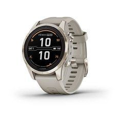Смарт-часы Garmin Fenix ​​7S Pro Sapphire Solar Soft Gold w. Light Sand Band