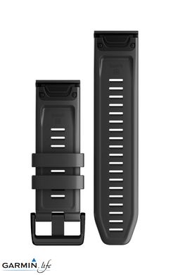 Ремінець Garmin QuickFit 26 Watch Bands Graphite Silicone