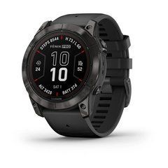 Смарт-часы Garmin Fenix ​​7X Pro Sapphire Solar Carbon G. DLC Tit. with Black Band