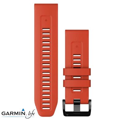 Ремінець Garmin QuickFit 26 Watch Bands Flame Red Silicone