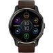 Смарт-годинник Garmin Venu 2 Plus Slate S. Steel Bezel W. Slate Case And B. Leather Band