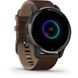 Смарт-годинник Garmin Venu 2 Plus Slate S. Steel Bezel W. Slate Case And B. Leather Band