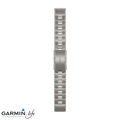 Ремінець Garmin для Fenix 6 22mm QuickFit Vented Titanium Bracelet bands