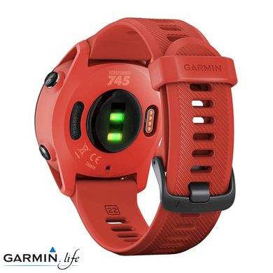 Спортивний годинник Garmin Forerunner 745 Magma Red 010-02445-12