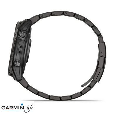 Смарт-часы Garmin Fenix ​​7X Pro Sapphire Solar Carbon G. DLC Tit. with Vented Tit. Bracelet