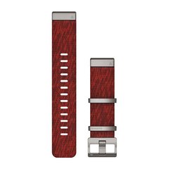 Ремінець Garmin QuickFit 22 MARQ Watch Bands Jacquard-weave Nylon Strap – Red