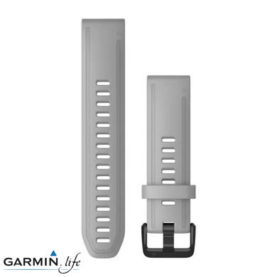 Ремінець Garmin для Fenix 6s 20mm QuickFit Powder Gray Silicone