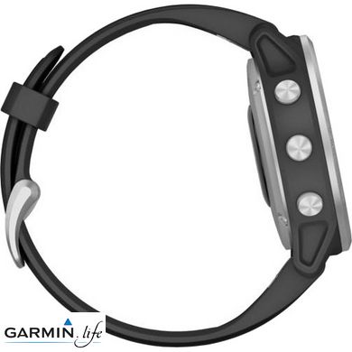 Смарт-годинник Garmin Swim 2 Slate з чорним ремінцем