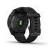 Смарт-часы Garmin Fenix 7S Sapphire Solar Carbon G. DLC Titanium w. Black Band