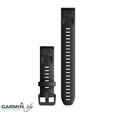 Ремешок Garmin Silicone для Fenix 6S QuickFit 20 Black