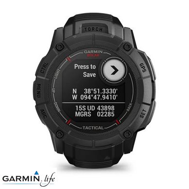 Смарт-годинник Garmin Instinct 2X Solar - Tactical Edition Black