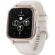 Смарт-годинник Garmin Venu Sq 2 – Music Edition Peach Gold Al. Bezel w. Ivory Case and S. Band