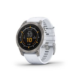 Смарт-годинник Garmin Epix Pro Gen 2 Sapphire 47mm Titanium w. Whitestone Band