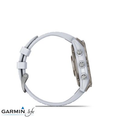 Смарт-годинник Garmin Epix Pro Gen 2 Sapphire 47mm Titanium w. Whitestone Band