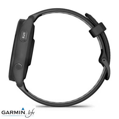 Смарт-годинник Garmin Forerunner 265 Black Bezel and Case w. Black/Powder Gray Silicone Band