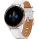 Смарт-годинник Garmin Venu 2S Rose Gold with White Leather Band