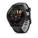 Смарт-годинник Garmin Forerunner 265 Black Bezel and Case w. Black/Powder Gray Silicone Band