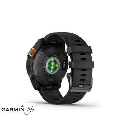 Смарт-годинник Garmin Fenix 7 Pro Solar Slate Gray w. Black Band