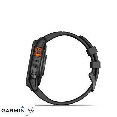 Смарт-годинник Garmin Fenix 7 Pro Solar Slate Gray w. Black Band