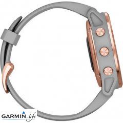 Спортивний годинник Garmin Fenix 6S Rose Gold-tone with Powder Gray Band 010-02159-21