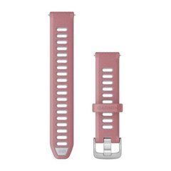 Ремешок Garmin для Forerunner 265s Pink/Whitestone with Silver Hardware 18mm