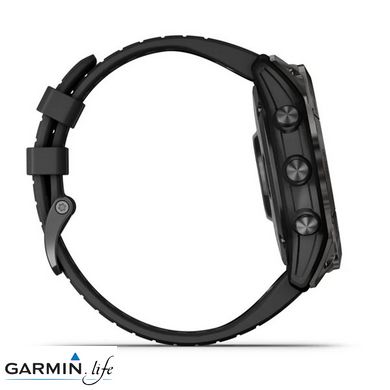 Смарт-годинник Garmin Epix Pro Gen 2 Sapphire 51mm Carbon G. DLC Tit. with Black Band