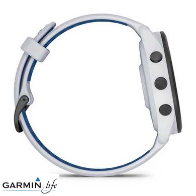 Смарт-годинник Garmin Forerunner 265 Black Bezel w. Whitestone Case and Whitestone/Tidal Blue S. Band