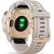 Спортивний годинник Garmin Fenix 6S Pro Solar Edition Light gold with light sand band 010-02409-11