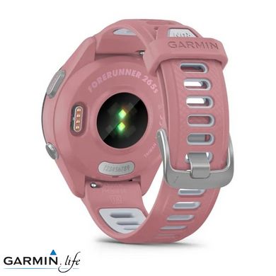 Смарт-годинник Garmin Forerunner 265S Black Bezel w. Light Pink Case and Light Pink/Whitestone S. Band